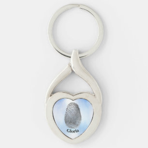 Porte-clés porte - clé personnalisé en forme de coeur