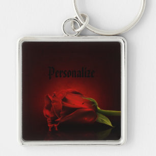 Porte-clés Porte - clé personnalisé sanglant gothique de rose
