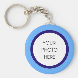 Porte-clés Porte - clé photo Bleu bébé et Marine