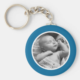 Porte-clés Porte - clé photo bleu et blanc