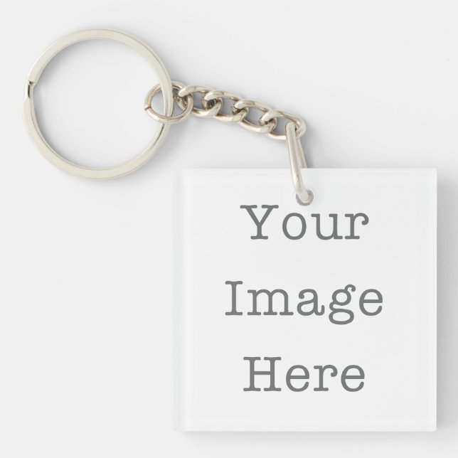 Porte-clés Porte - clé photo personnalisé - Clé d'image perso (Devant)