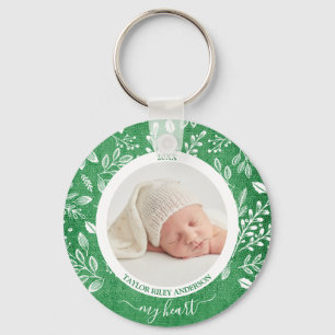 Porte-clés Porte - clé photo personnalisé nouveau-né