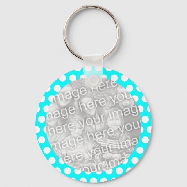 Porte-clés Porte - clé photo Polka Dot (Recto)