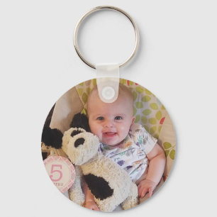 Porte-clés Porte - clé photo pour bébé personnalisé