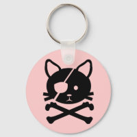 Porte - clé Pirate de chat