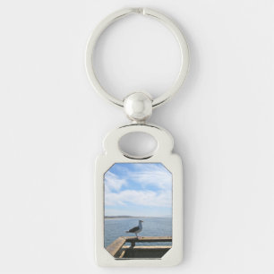 Porte-clés Porte - clé pittoresque en métal de mouette