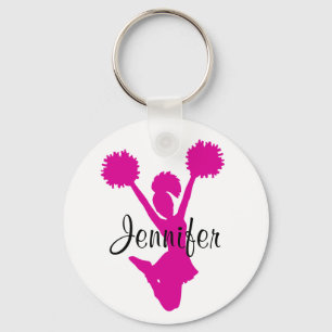 Porte-clés Porte - clé Pom-pom girl rose
