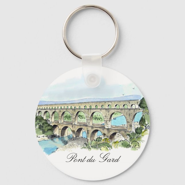 Porte-clés Porte - clé Pont Du Gard (Recto)