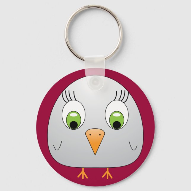Porte-clés porte - clé poule B (Recto)