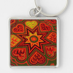 Porte-clés porte - clé Premium 'Starburst of Love'