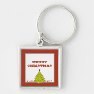 Porte-clés Porte - clé Premium Whimsical Christmas Tree