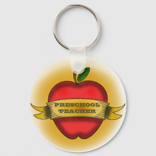 Porte-clés Porte - clé préscolaire de professeur - Apple
