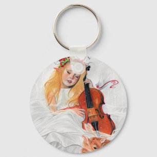 Porte-clés Porte - clé princesse Song Elven d'hiver