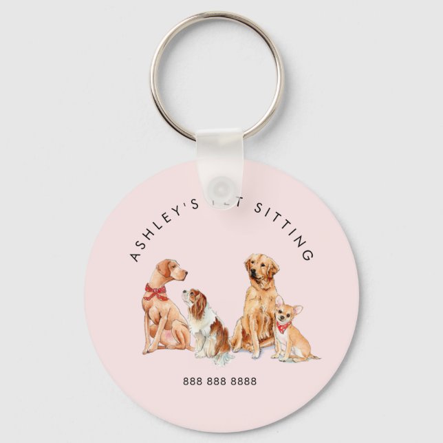 Porte-clés Porte - clé promotionnel des chaises pour animaux  (Recto)