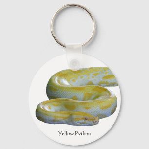 Porte-clés Porte - clé Python jaune