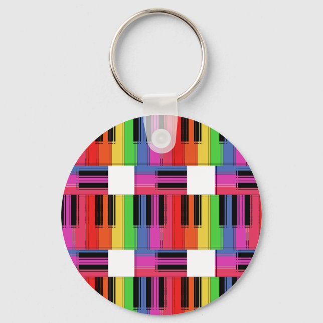 Porte-clés Porte - clé Rainbow Piano (Recto)