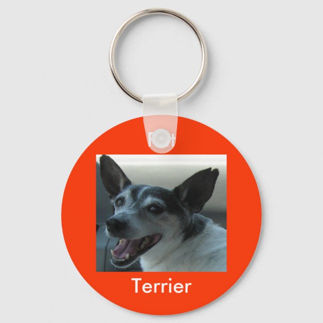 Porte-clés Porte - clé Rat Terrier (Recto)