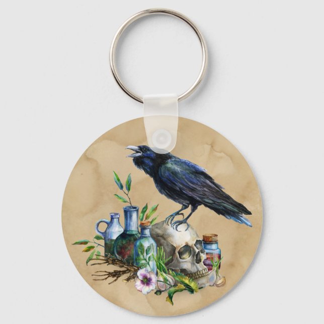 Porte-clés Porte - clé Raven Magick (Recto)