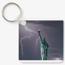 Porte - clé rectangulaire Statue de la Liberté