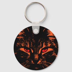 Porte-clés Porte - clé Red Cat Eyes - Customisé
