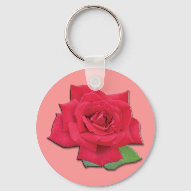 Porte-clés Porte - clé Red Rose (Recto)