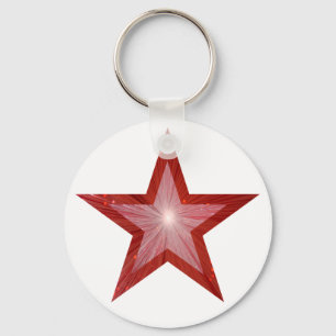 Porte-clés Porte - clé Red Star blanc