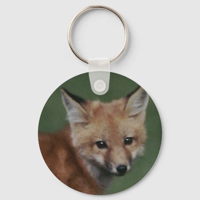 Porte-clés porte - clé renard (Recto)