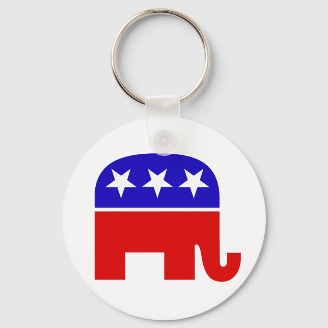 Porte-clés Porte - clé républicain des éléphants (Recto)