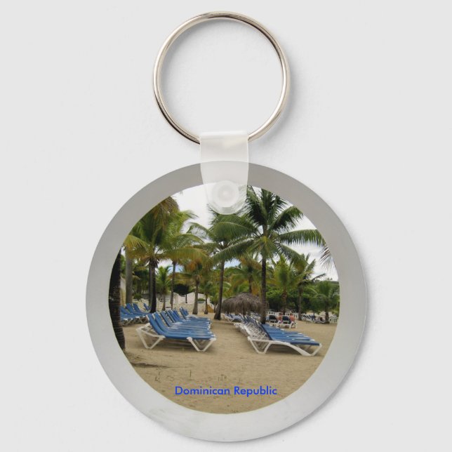 Porte-clés Porte - clé République dominicaine (Recto)