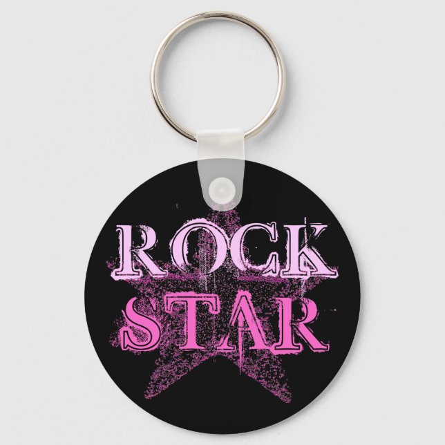 Porte-clés PORTE - CLÉ ROCK STAR Diva (Recto)