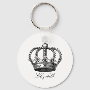 Porte-clés Porte - clé rond de couronne royale
