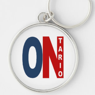 Porte-clés Porte clé rond Premium ONTARIO