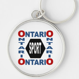 Porte-clés Porte clé rond Premium ONTARIO SPORT
