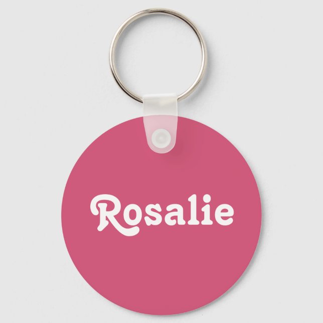 Porte-clés Porte - clé Rosalie (Recto)