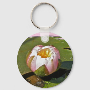 Porte-clés Porte - clé rose à l'eau