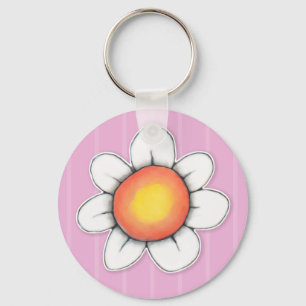 Porte-clés Porte - clé rose Daisy Joy
