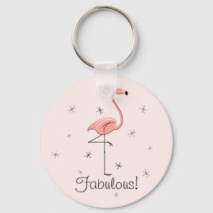 Porte-clés Porte - clé rose de Flamant rose