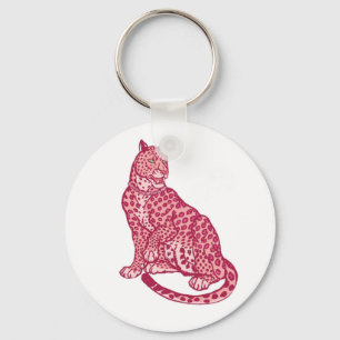 Porte-clés Porte - clé rose de panthère