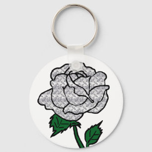 Porte-clés Porte - clé rose en métal