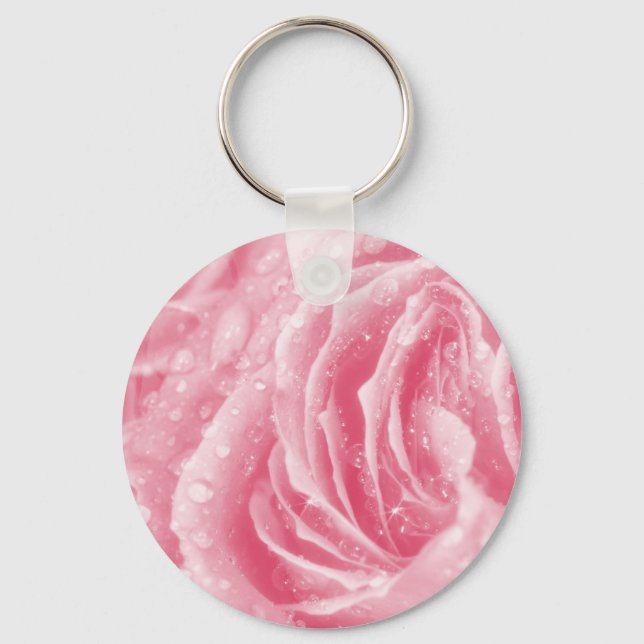 Porte-clés Porte - clé rose étincelant (Recto)