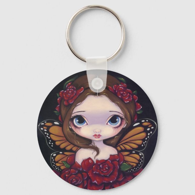 Porte-clés porte - clé "Rose Fairy" (Recto)