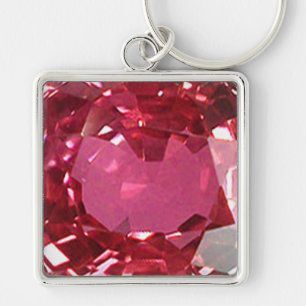 Porte-clés Porte - clé rose Gemstone
