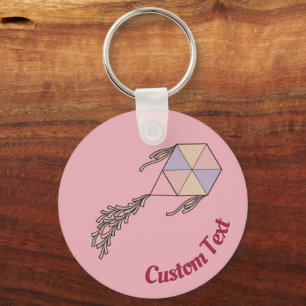 Porte-clés Porte - clé rose Icône Kite