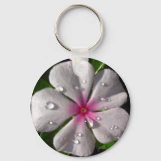 Porte-clés Porte - clé rose Vinca