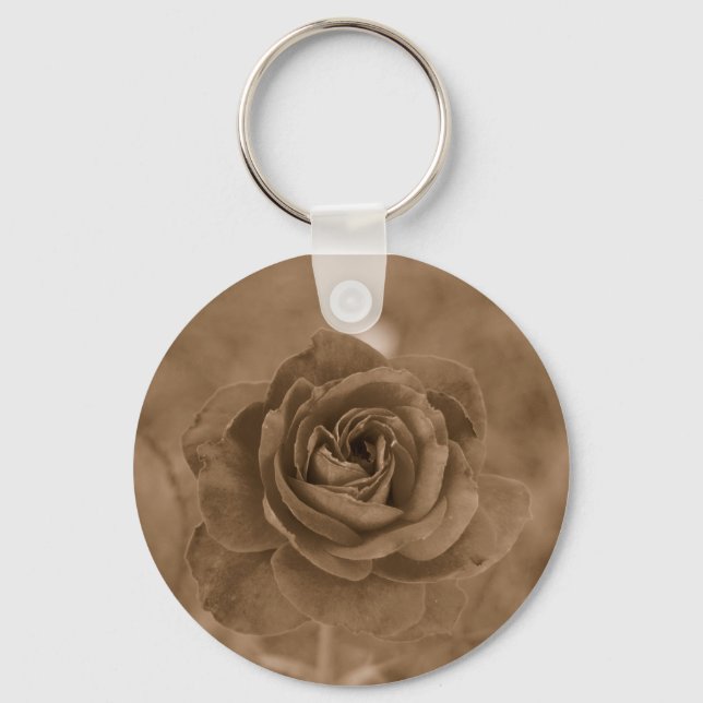 Porte-clés Porte - clé Rose vintage (Recto)