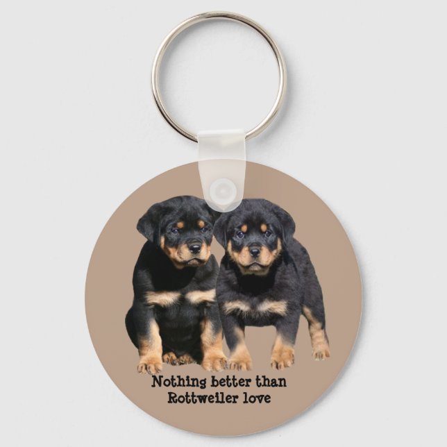 Porte-clés Porte - clé Rottweiler Buddies (Recto)