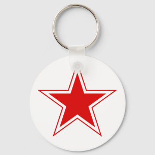 Porte-clés Porte - clé rouge d'étoile d'aviation soviétiqu