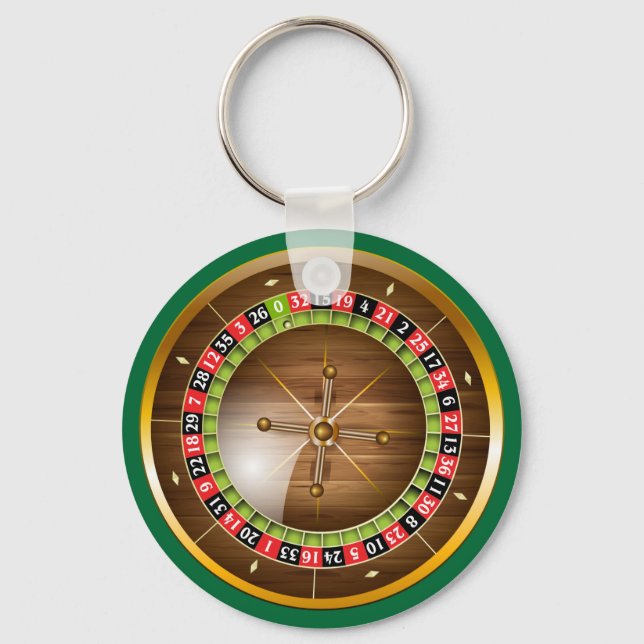 Porte-clés Porte - clé roulette européenne très amusant (Recto)
