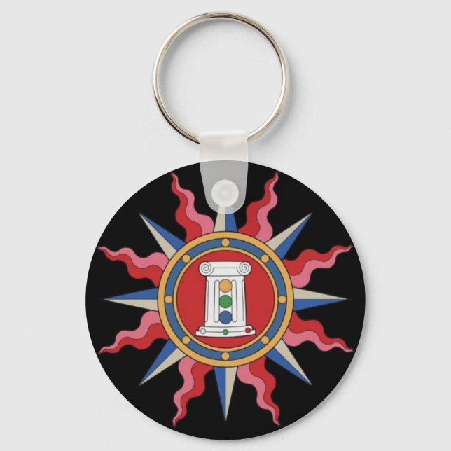 Porte-clés Porte - clé RUM avec Arrière - plan noir (Recto)