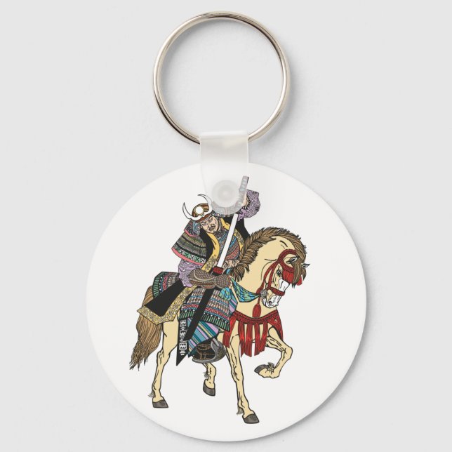 Porte-clés Porte - clé samouraï japonais (Recto)